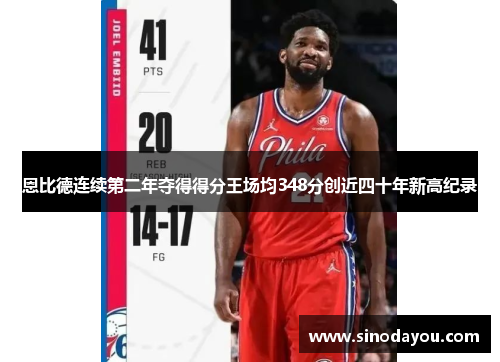 恩比德连续第二年夺得得分王场均348分创近四十年新高纪录